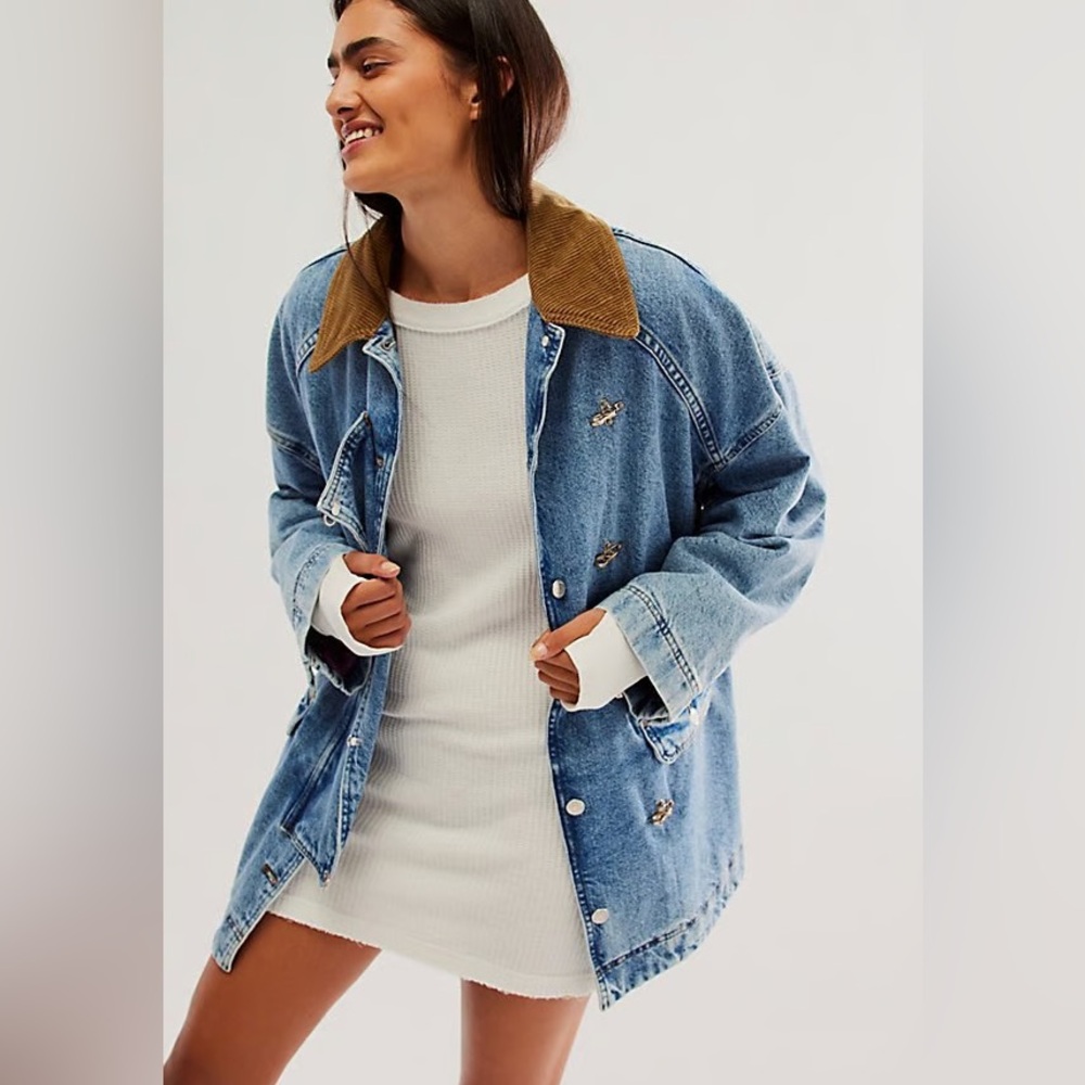 We The Free Denim Barn Coat